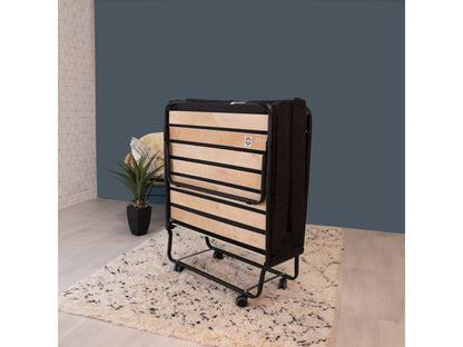 Bed - Polyester - Gray - 90x190 cm