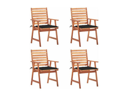 Chair Set - Wood - Black