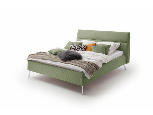 Bed - Polyester - Green - 140x200 cm