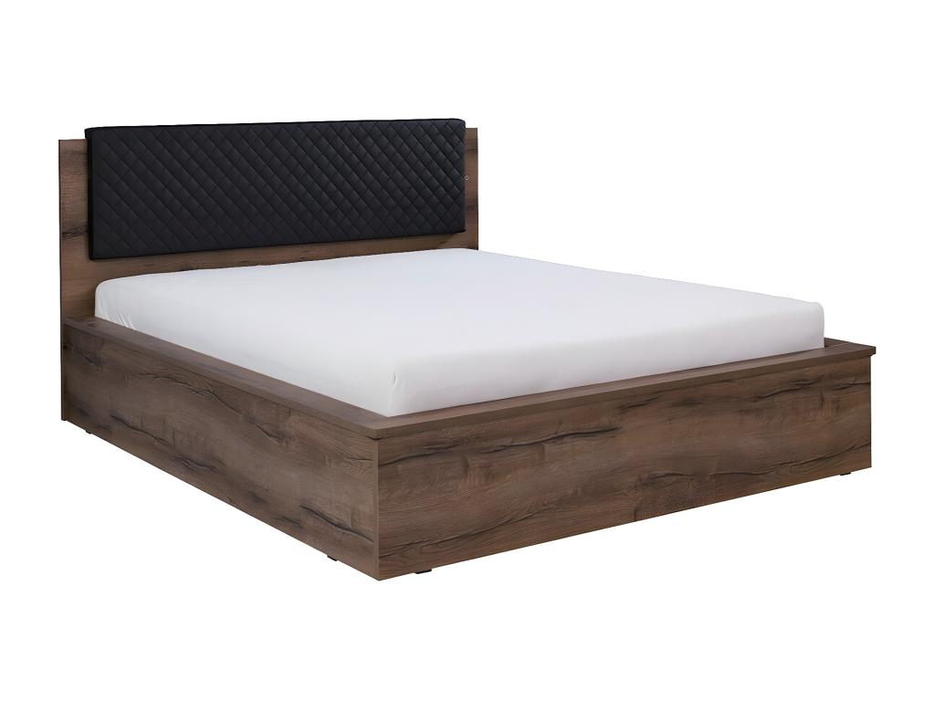 Box Spring - Engineered Wood, Wood - Brown - 214x105 cm