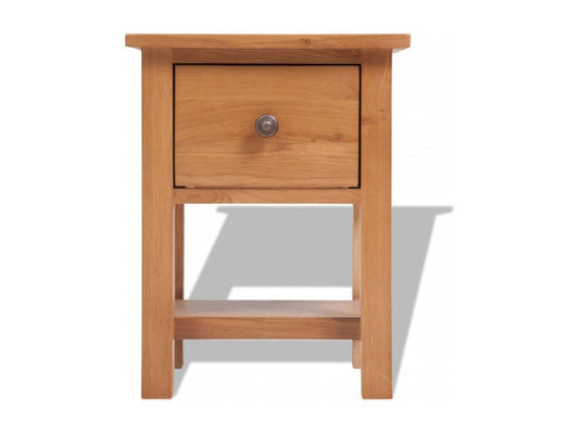 Nightstand - Wood - Brown - 30x47 cm