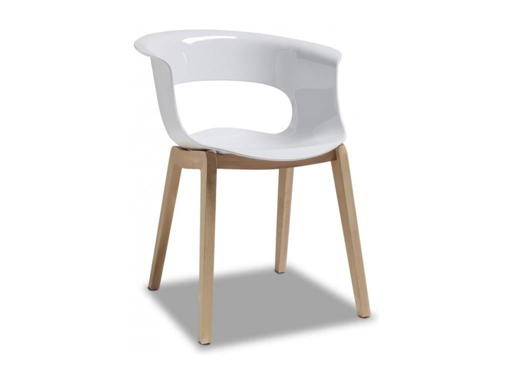 Chair - Wood - White