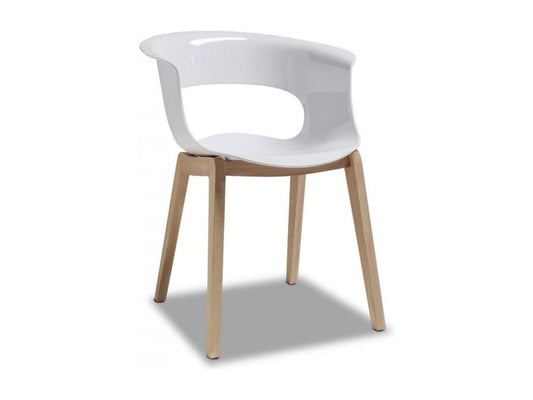 Chair - Wood - White