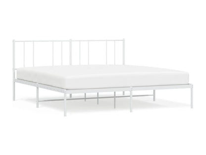Bed Frame - Steel - White - 180x200 cm
