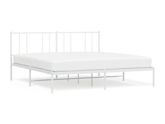 Bed Frame - Steel - White - 180x200 cm