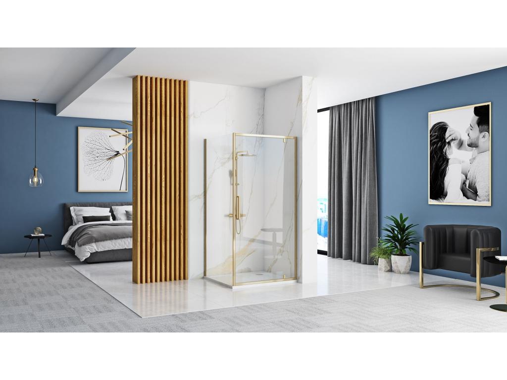 Home Furniture - Tempered Glass - Gold