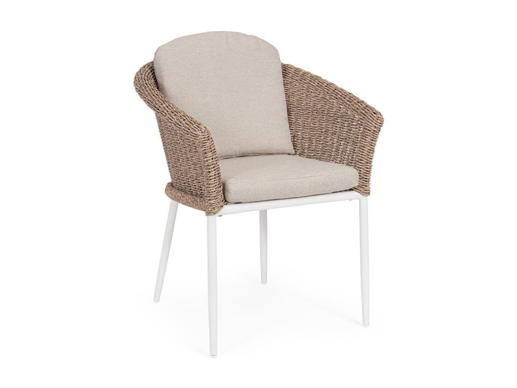 Armchair - Aluminum - Gray