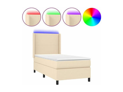 Mattress - Polyester - White - 90x190 cm