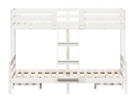 Bed - Wood - White - 120x200 cm