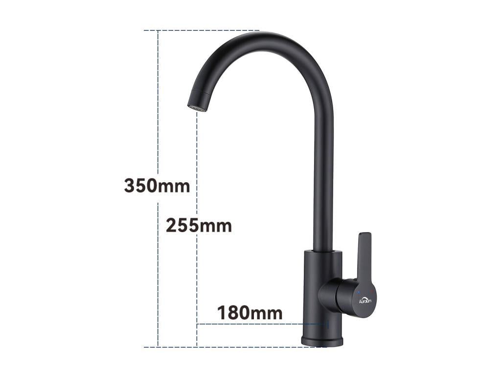 Table - Stainless Steel, Steel - Black