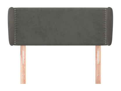 Headboard - Velvet - Gray - 90x190 cm