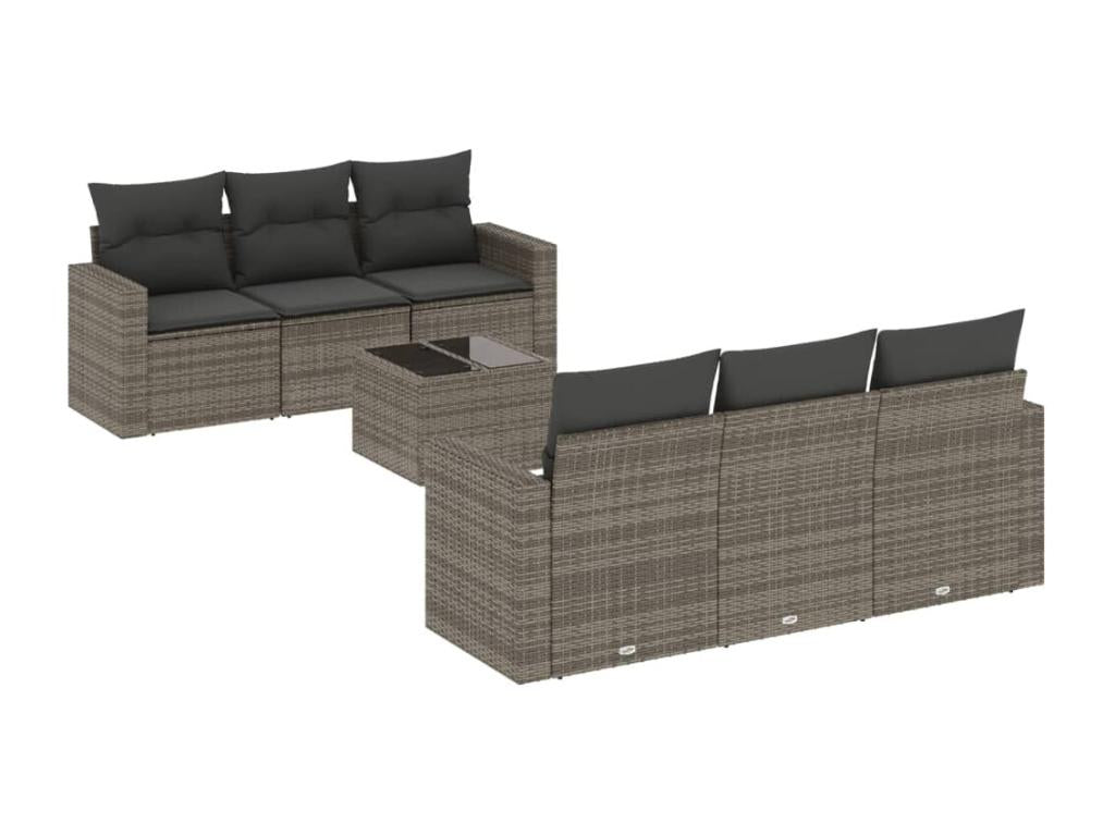 Outdoor Patio Set - Wood - Crème