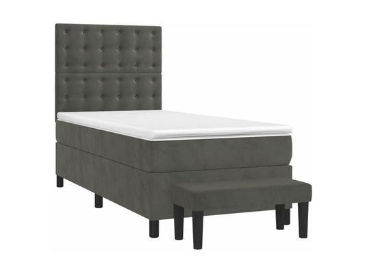 Mattress - Polyester - Gray - 80x200 cm