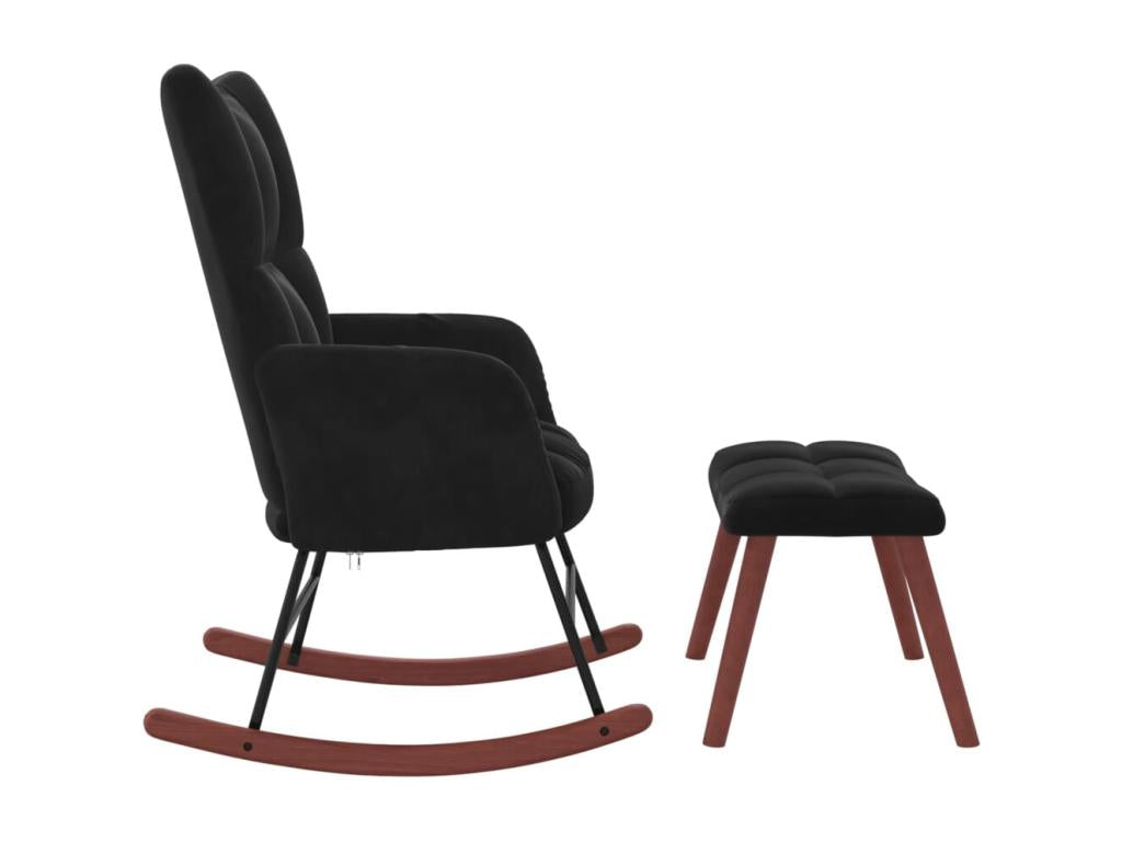 Chair - Velvet - Black