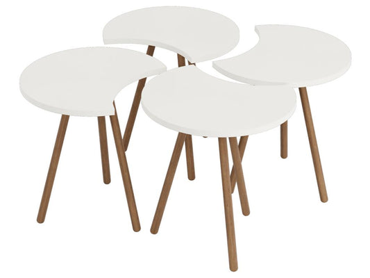 Table - White - 77x77 cm
