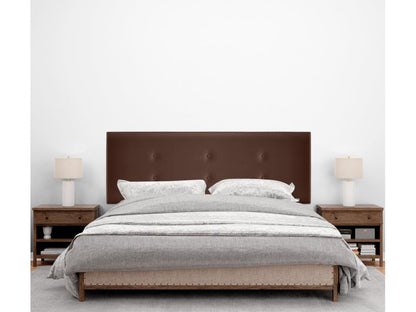 Headboard - Pin, Simili - Brown - 140x190 cm