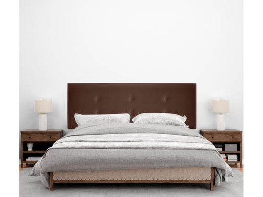 Headboard - Pin, Simili - Brown - 140x190 cm