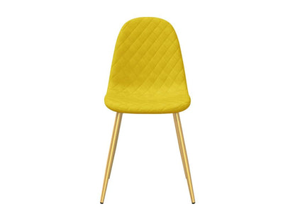 Chair Set - Velvet - Jaune