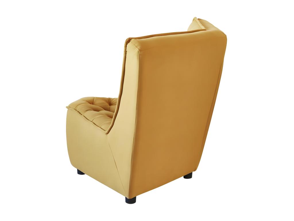 Sofa - Wood - Jaune