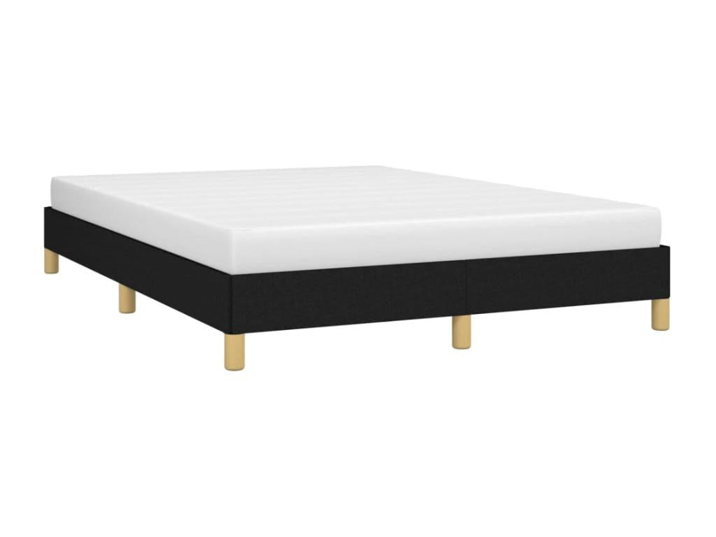 Bed Frame - Polyester - Black - 160x200 cm