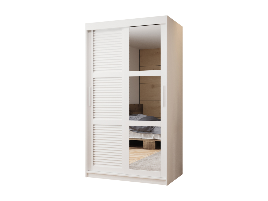 Wardrobe - Wood - White