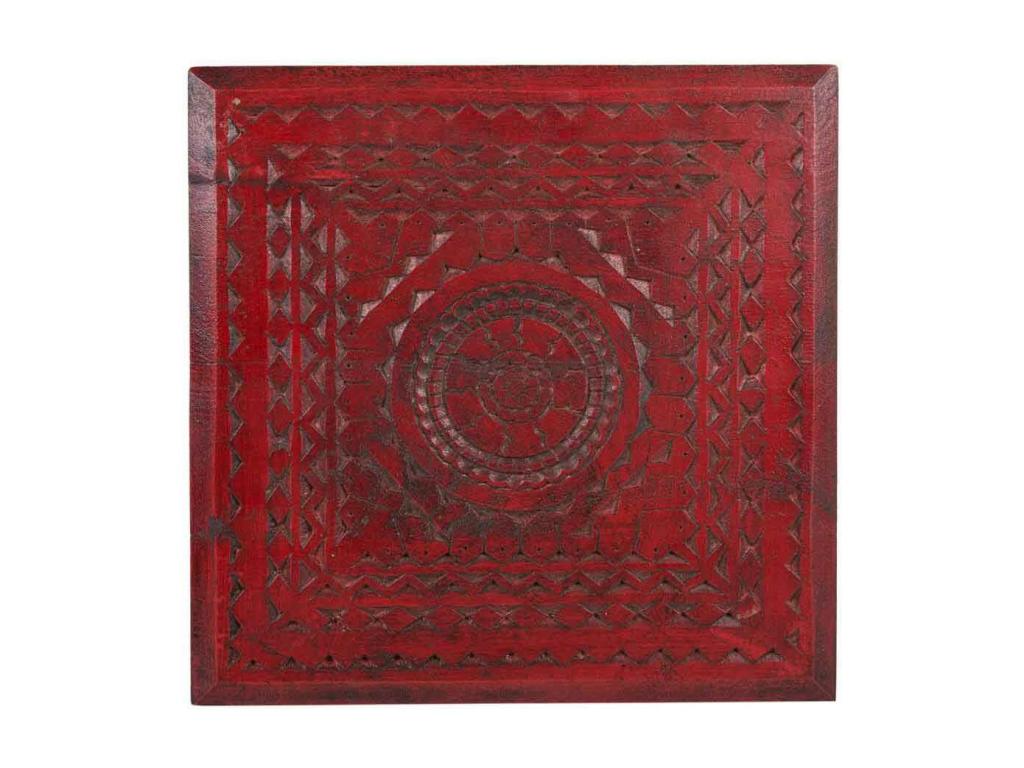 Coffee Table - Wood - Red