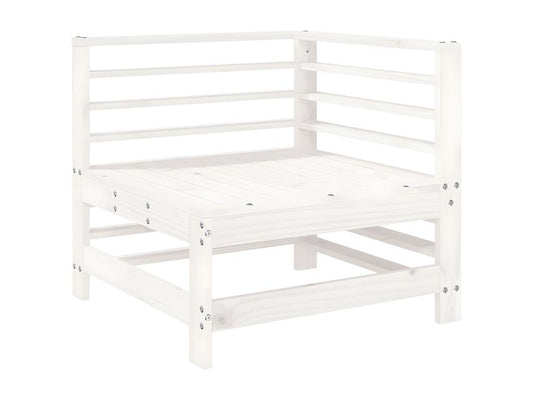 Outdoor Patio Set - Wood - White