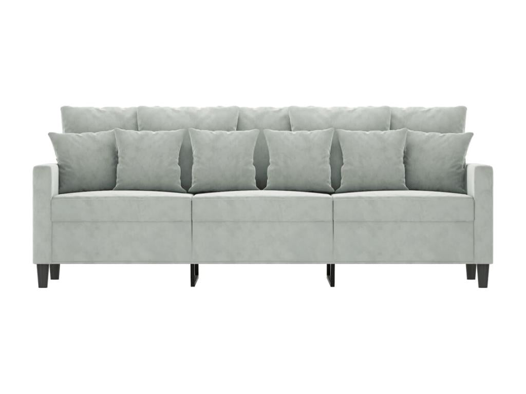 Sofa - Velvet - Gray