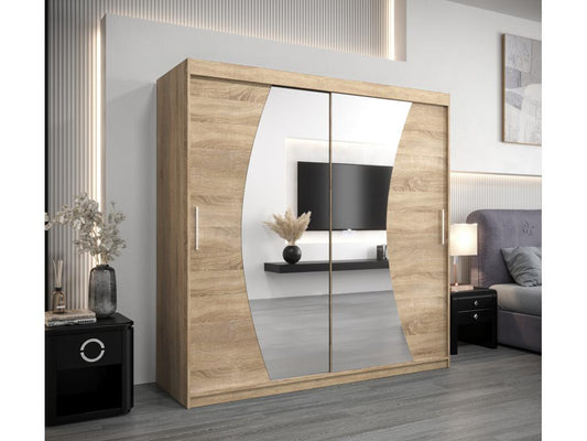 Wardrobe - Panneau De Particule - Silver / Beige