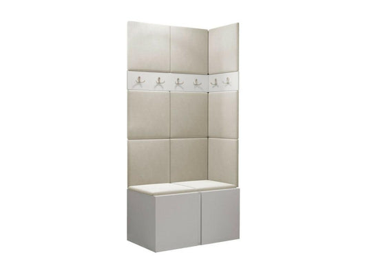 Home Furniture - Engineered Wood, Wood - White - 84x46 cm