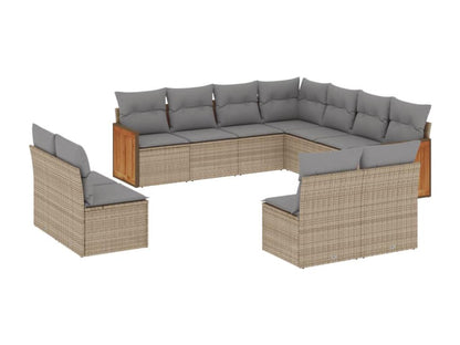 Outdoor Patio Set - Résine - Beige