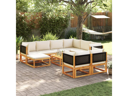 Outdoor Patio Set - Résine - Beige