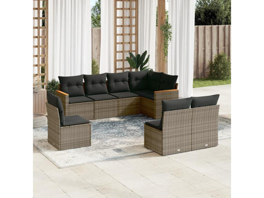 Outdoor Patio Set - Résine - Gray