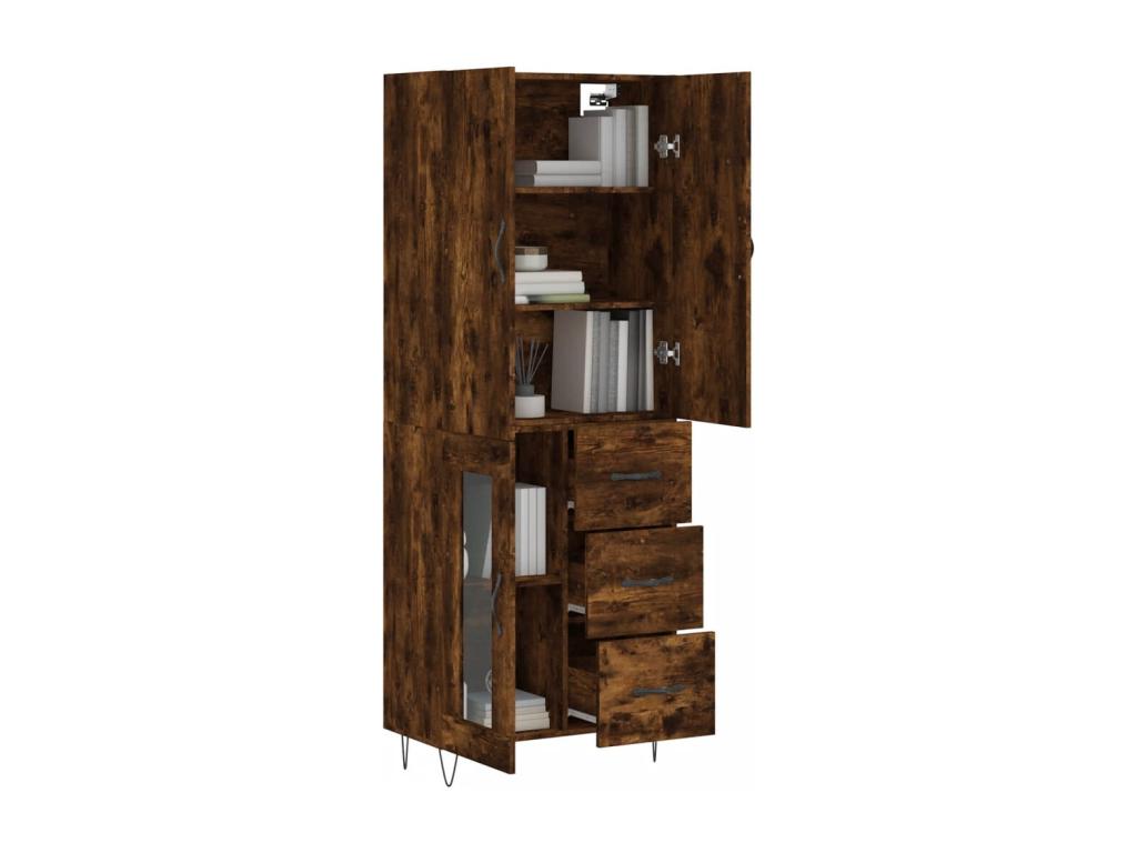 Home Furniture - Engineered Wood, Wood - Brown - 34x180 cm