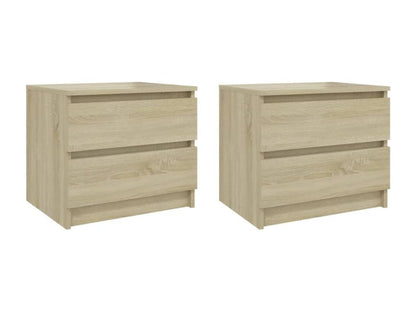 Nightstand Set - Engineered Wood, Wood - Brown