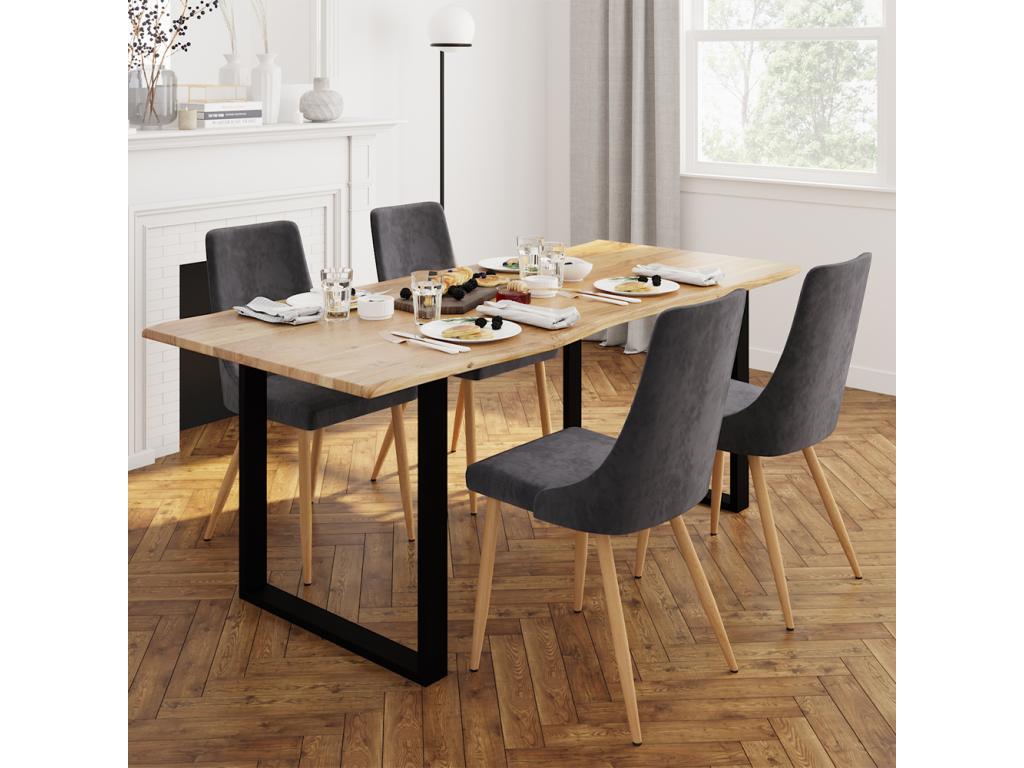 Table - Rectangular - Wood - Brown