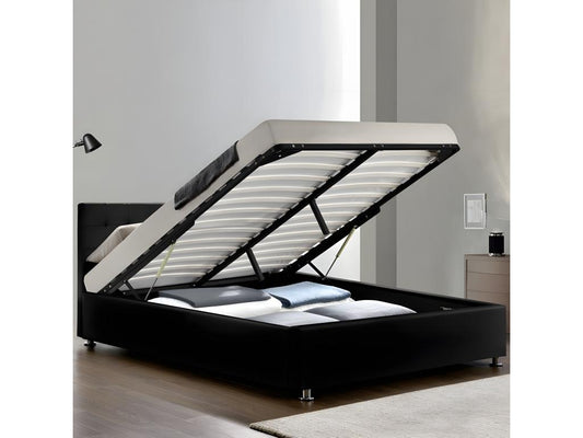 Bed Frame - Plastique - Black - 160x200 cm