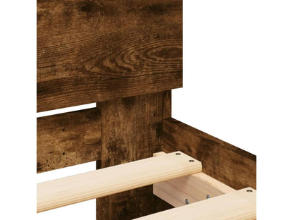 Bed Frame - Wood - Natural - 200x200 cm