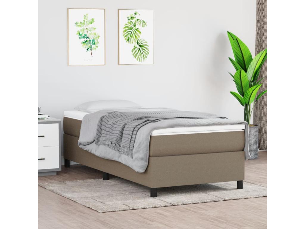 Mattress - Polyester - Taupe - 80x200 cm